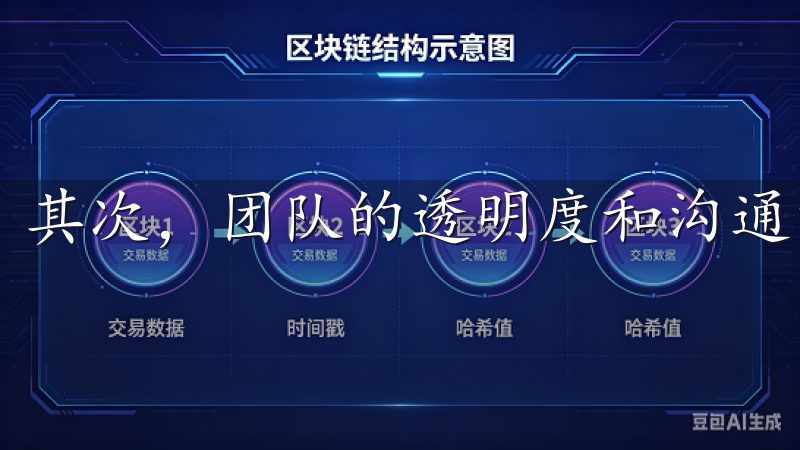 其次，团队的透明度和沟通能力也值得关注。